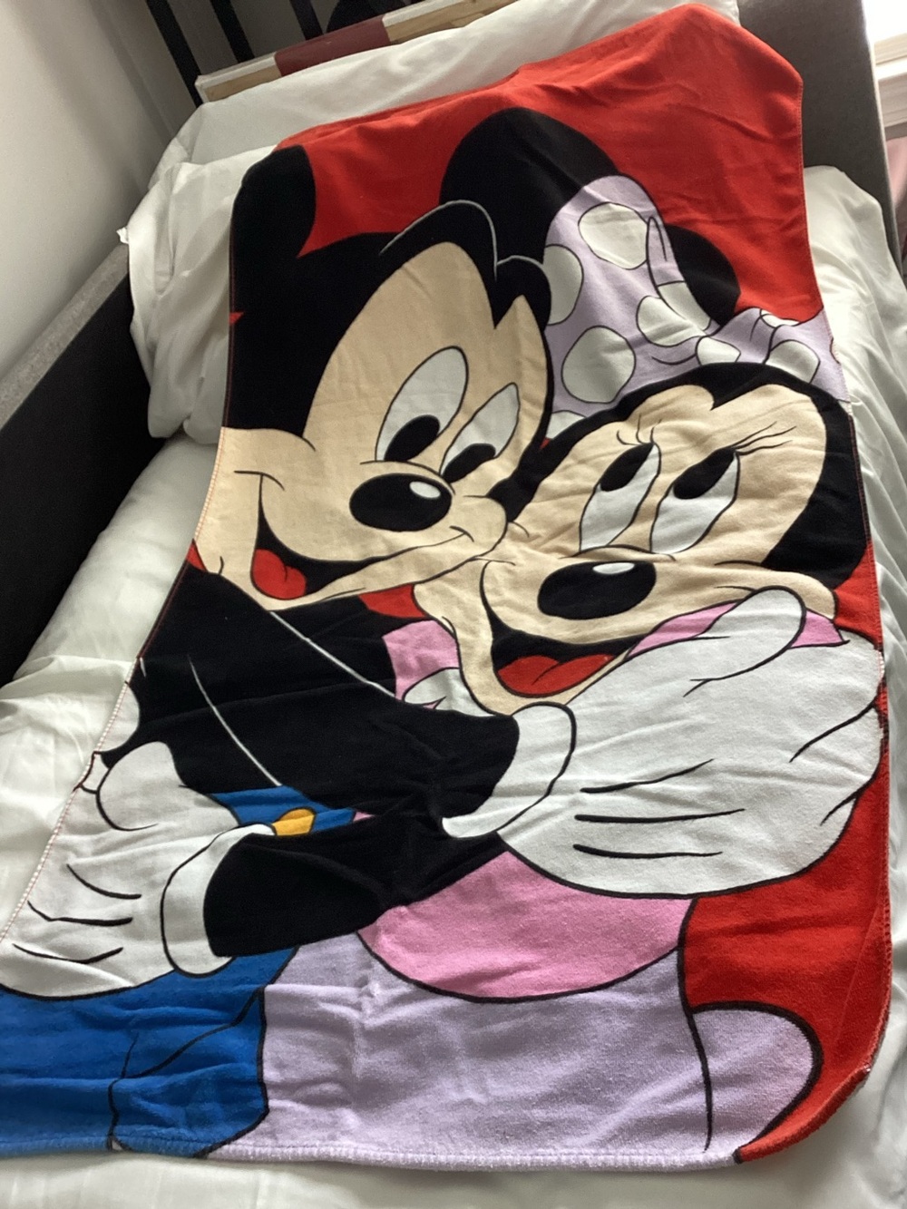 Micky and Minnie beach towel